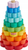 Дрвена играчка прстени Fisher Price Wooden Ring Stacker, едукативна, шарена