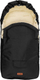 Qese këmbësh për karrocë Sensillo Wool, 95x40cm, lesh, e zezë