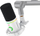Mikrofon dinamik Maono PD200X, USB C dhe XLR, RGB, i bardhë