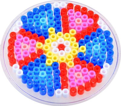 Set lodër Iron Beads ZA3318, 6000 rruaza, kuti plastike, shumengjyrëshe