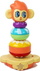 Piramidë edukative LEAN Toys Little Monkey 7387, me tinguj, shumëngjyrëshe