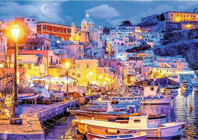 Puzzle Trefl Procida Island by Night Italy, 1000 copë, shumngjyrësh