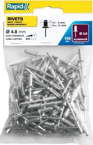Нитни Rapid Standard, Ø4.8 x 14 mm, пакување 100 парчиња, метални
