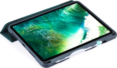 Këllëf i fortë DEQSTER RQ1 për iPad 10.9" 11", me vend për stilolaps, ngjyrë jeshile Forest