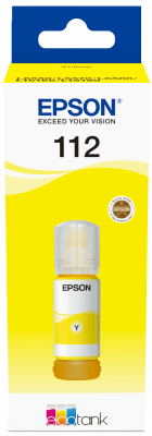 Ngjyrë Epson 112 EcoTank, e verdhë