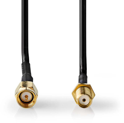 Kabllo SMA Nedis, 5 m, 50 Ohm, i zi