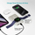 Powerbank Epico UltraPack 22.5W, 10000mAh, MagSafe dhe Qi2, me kabllo USB C tërheqëse, gri
