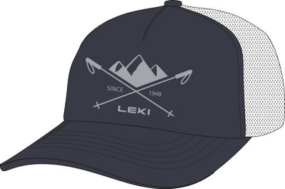 Летна капа Leki Outdoor Cap 352123001, со штитник, проветливи материјали, црна