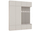 Gardërobë korridori Goodhome HAGA IV 2D2H, modulare, me ulëse, ngjyrë cashmere