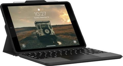 Këllëf me tastierë UAG Rugged Bluetooth, trackpad, për iPad 10.2", i zi