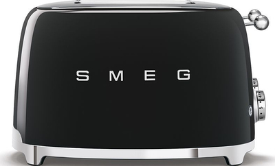 Toster Smeg Square Four Slice, 4 feta, me shkëlqim, i zi
