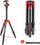 Tripod fotografik Manfrotto Element Traveller MKELES5RD-BH, me kokë top, i vogël për udhëtime, i kuq