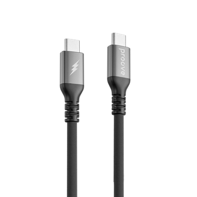Kabllo karikimi Proove ReGen Silicone Type-C në Type-C, 60W, 1m, e zezë