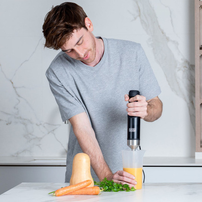 Blender dore Black+Decker BXHBA1501E, 1500W, inox, i bardhë