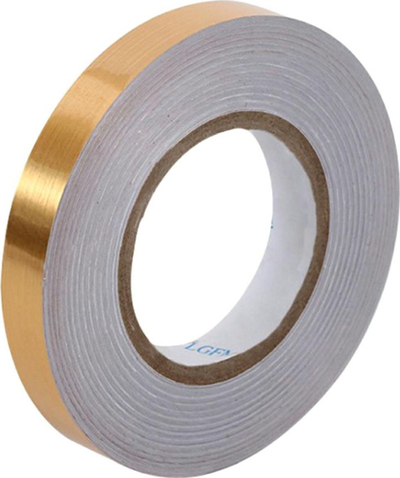 Shirit dekorativ vetëngjitës AG543H, 2cm x 50m, ngjyrë ari metalik