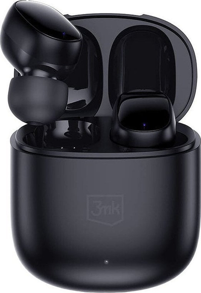 Kufje wireless 3MK FlowBuds, Bluetooth 5.3, 6.5 orë, të zeza