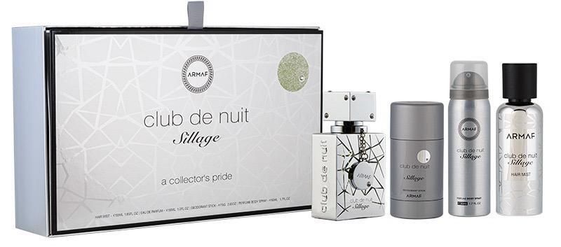 Parfumi Armaf Club de Nuit Sillage EDP, set me 4 pjesë, unisex