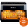 Fritezë me ajër Tesla AirCook DualHeat QD464 XXL, me dy shporta, 360° TotalAirFlow, e zezë