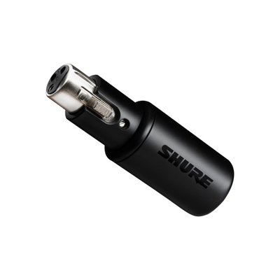 Interfejs audio Shure MVX2U, XLR në USB, me USB C, i zi