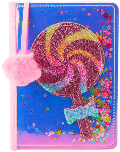Fletore Lollipop Confetti Holographic A5, 80 faqe, me vija, shumëngjyrëshe