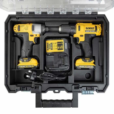 Set shpuese DeWALT Kit Twin,12V, 2.0Ah, e verdhë/zezë