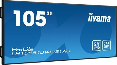 Monitor profesional Iiyama LH10551UWS-B1AG, 105", 5K UltraWide, 500 cd/m², i zi