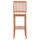Karrige bar me mbështetëse Paiper HM18110, dru TEAK, 75 cm, natyrale