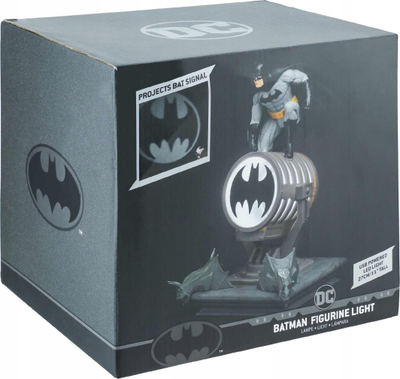 Lampë tavoline DC Comics Batman, LED, USB, gri e zezë