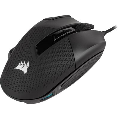 Maus gaming Corsair NIGHTSWORD RGB, me kabllo, 18000 DPI, i zi