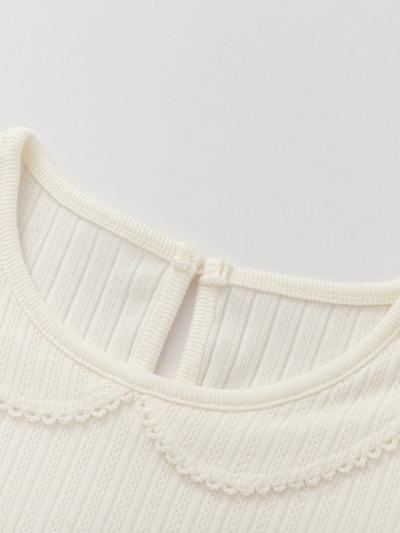 Bluza Cream Petal Rib