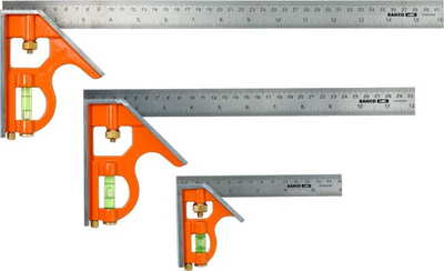 Shablon këndi Bahco CS150, 150mm, me matje metrik edhe inch