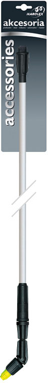 Lancë teleskopike për spërkatës Marolex, 160-300 cm, pa dorezë, argjendtë e zezë