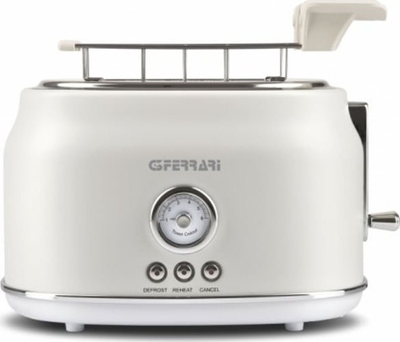 Toster G3Ferrari G10134, 815W, 2 vende, inox i bardhë
