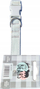 Qafore për qen Barry King, 1.5x25-40cm, gri me blu të hapur