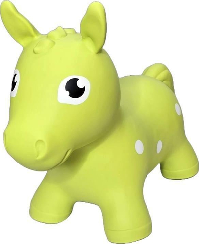 Lodër kërcyese kal Gerardo's Toys GT69470, gomë fryrëse, për fëmijë, jeshile