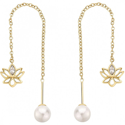 Vathë të bukur Shell Chakra Pearl Chain BHKE189