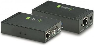 Sistem transmetimi AV Techly Extender VGA, Cat.5/5e/6, deri 300 m, i zi