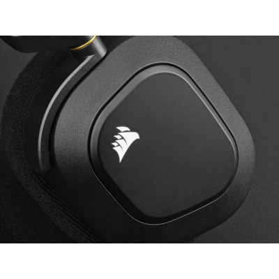 Kufje gaming Corsair HS80 Wireless, 7.1 Dolby Atmos, RGB, të zeza