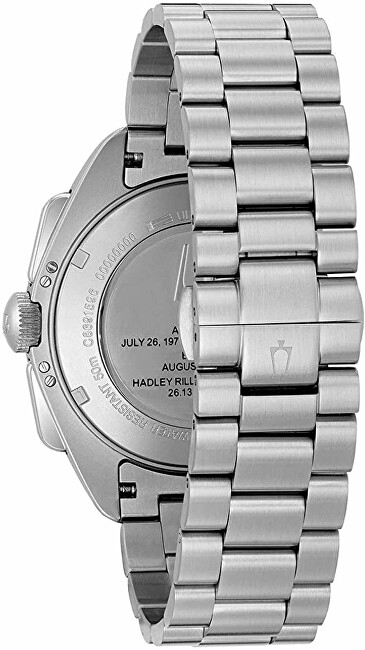 Orë për meshkuj Bulova Lunar Pilot 96B258, e argjendtë