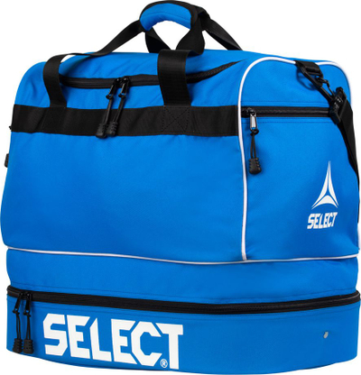 Çantë sportive Select Football Bag 53L, me ndarje poshtë me zinxhir, blu