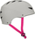 Helmetë biçiklete Nijdam Pinky Swear, madhësia M 54-58 cm, gri me rripa rozë