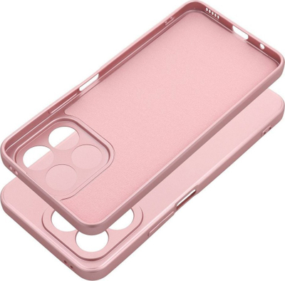 Kllëf telefoni Honor X8a Metallic, TPU, mbrojtës, rozë metalike