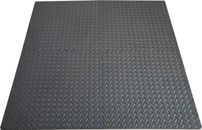Dyshek palestrë Sportech F Puzzle Mat, 60x60 cm, 1.2 cm, i zi