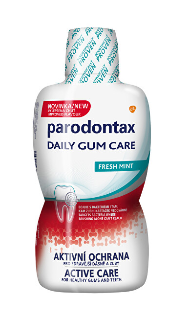 Ujë pastrues për gojë Parodontax Fresh Mint, 500 ml