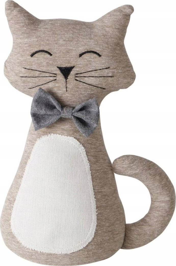 Ndalesë dere Boltze Cat Block, 31 cm, poliester, gri