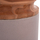 Vazo dyshemeje dekorative Linter HM4662.05L, Fiber Cement, 41x47cm, gri mat