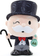 Lodër pelushi Monopoly Mr Monopoly, 19 cm, Edicioni 85‑vjetor, shumëngjyrëshe