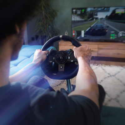 Волан и педали Logitech G G920 Driving Force Racing Wheel Gaming, црна