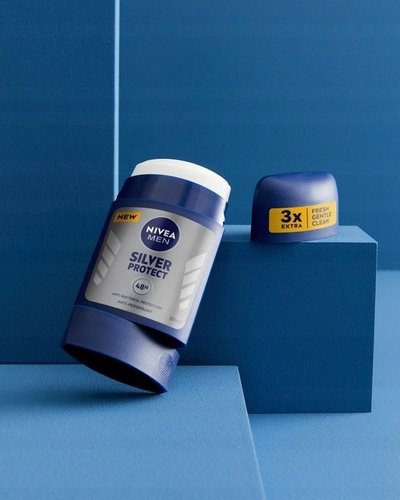 Deodorant stick Nivea Men Silver Protect, antiperspirant, 50ml