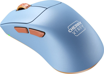 Миш гејминг CHERRY XTRFY M64 Wireless, сензор Pixart 3395, без кабел, црн